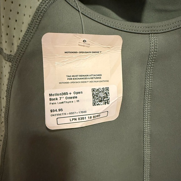 Green Athletic One Piece - Picture 3 of 3